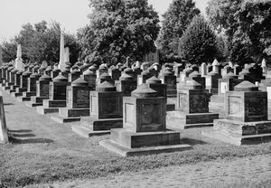 Latrobe Cenotaphs in Congressional Cemetery