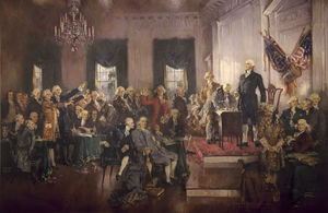 Signing of the Constitution, by Howard Chandler Christy