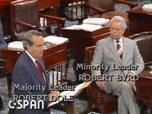 Video Frame - Robert Dole (R-KS) on C-SPAN, June 2, 1986