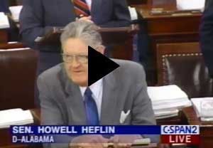 Howell Heflin (D-AL) C-SPAN Video Frame, July 22, 1993