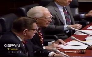 Video Frame - Howard Metzenbaum (D-OH) on C-SPAN, December 10, 1992
