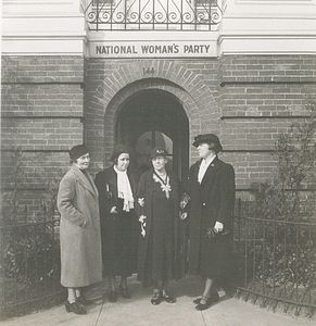National Woman’s Party Headquarters, ca. 1930