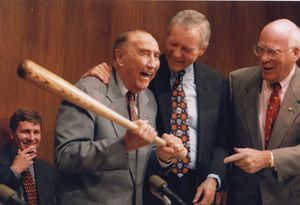 Strom Thurmond (R-SC), Orrin Hatch (R-UT), and Patrick Leahy (D-VT), ca. 1998