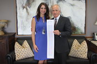 Tara DiJulio with Robert Corker (R-TN)
