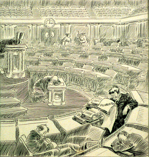 Filibuster Cartoon, 1928