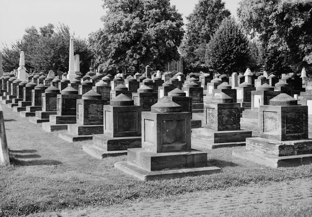 Latrobe Cenotaphs in Congressional Cemetery