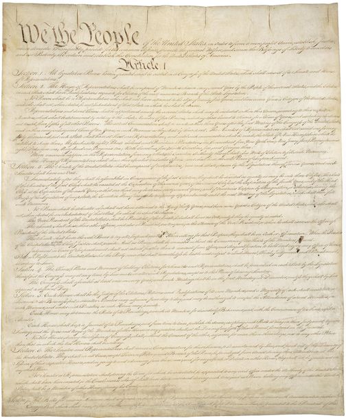 Image of the U.S. Constitution