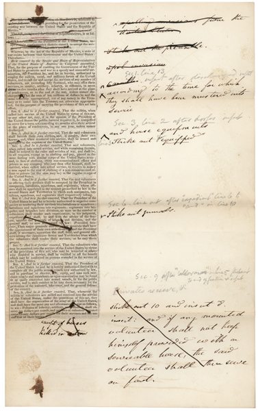 H.R. 145 Declaration of War with Mexico, 1846