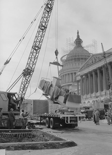 New Senate Subway Car is Delivered to the Capitol, 1959