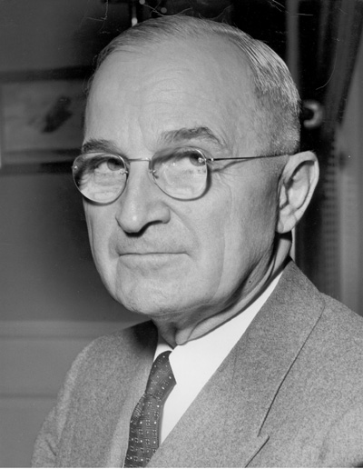 Photo of Senator Harry Truman of Missouri, later U.S. President