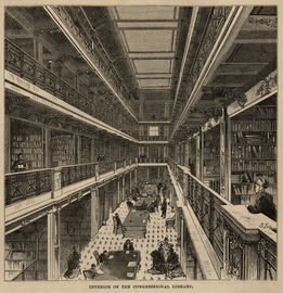 Interior of the Congressional Library (Acc. No. 14.00118.000a)