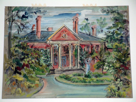 Front View of Tregaron by Lily Spandorf (Acc. No. 37.00055.000)