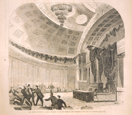 The Assault in the U.S. Senate Chamber on Senator Sumner. (Acc. No. 38.000292.003)