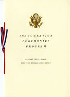 Program, 1957 Inaugural Ceremonies (Acc. No. 11.00037.001b)