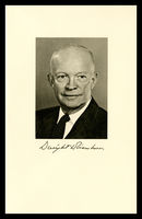 Portrait, Dwight D. Eisenhower, 1957 Inaugural Ceremonies (Acc. No. 11.00037.001c)