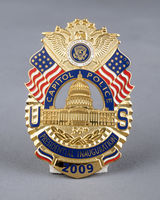 Badge, 2009 Inaugural Ceremonies U.S. Capitol Police (Acc. No. 11.00102.069a)