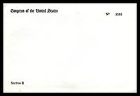 Envelope, 1973 Inaugural Ceremonies (Acc. No. 11.00120.002b)