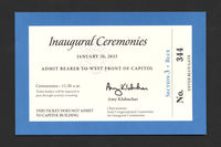 Ticket, Section 3, 2025 Inaugural Ceremonies (Acc. No. 11.00141.029)
