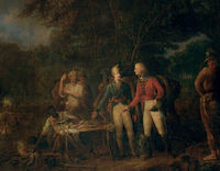 General Marion Inviting a British Officer to Share His Meal (Acc. No. 33.00002.000)