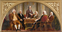 Sketch, Signing of the First Treaty of Peace with Great Britain (Acc. No. 33.00021.000)
