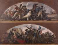Sketch, General Mercer's Death by Bayonet Stroke and Storming of Stony Point, General Wayne Wounded in the Head, Carried into the Fort (Acc. No. 33.00024.000)