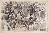 The Ladies' Gallery of the Senate during the Impeachment Trial. (Acc. No. 38.00086.002)