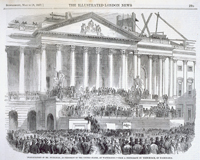 Inauguration of Mr. Buchanan, as President of the United States, at Washington. (Acc. No. 38.00096.001)