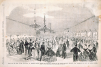 Grand Ball in Honor of the Inauguration of President Lincoln, in the hall especially Erected for the Occasion Adjoining the City Hall, Washington City, D. C., on Monday Evening, March 4, 1861 (Acc. No. 38.00148.001)