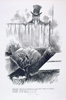 Uncle Sam: "What Do You Fellows Do in this Short Session of Congress?"  Statesman: "Oh, JEst Set Around and Think."  Uncle Sam: "Is that All?"  Statesman: "Oh No; Sometimes We JEst Set."