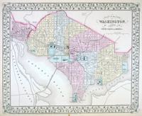 Plan of the City of Washington. / The Capitol of the United States of America. (Acc. No. 38.00201.001)