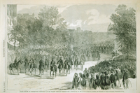 Grand Review at Washington—Sheridan's Cavalry Passing through Pennsylvania Avenue, May 23, 1865. (Acc. No. 38.00265.001)
