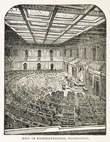Hall of Representatives, Washington. (Acc. No. 38.00314.001b)