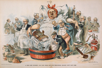 A Very Sick Patient.&mdash;He Pays Well, but the Senatorial Quacks Can't Save Him.