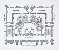 Plan of the Senate Chamber. (Acc. No. 38.00556.001)