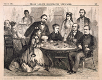 The Refectory of the Senate, Washington, D. C.&mdash;Senators and Their Friends at Luncheon. (Acc. No. 38.00725.001)