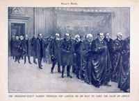 The President-Elect Passing Through the Capitol on His Way to Take the oath of office (Acc. No. 38.00803.001)