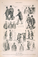 Off the Bench. / Justices of the United States Supreme Court on Pennsylvania Avenue, Washington. (Acc. No. 38.00878.001)