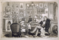 Washington, D. C.&mdash;Hon. Charles Sumner in His Study, at His Residence, Corner of H and Fifteenth Streets. (Acc. No. 38.00965.001)