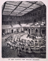 In the CapitolThe Senate Chamber. (Acc. No. 38.00975.001a