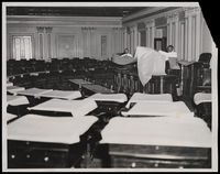 Preparing Senate Chamber for Special Session (Acc. No. 38.01236.001)