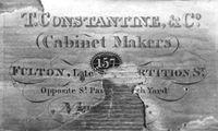 Image: Senate Desk Thomas Constantine Label