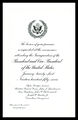 Invitation, 1957 Inaugural Ceremonies (Acc. No. 11.00037.001a)