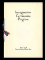 Program, 1929 Inaugural Ceremonies (Acc. No. 11.00044.009)
