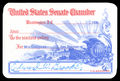 Gallery Pass, Visitor's Gallery, United States Senate Chamber, 94th Congress (Acc. No. 11.00109.002)