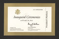 Ticket, President's Platform, U.S. Senator, 2025 Inaugural Ceremonies (Acc. No. 11.00141.015)