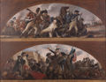Sketch, General Mercer's Death by Bayonet Stroke and Storming of Stony Point, General Wayne Wounded in the Head, Carried into the Fort (Acc. No. 33.00024.000)