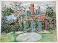 Garden View of Tregaron by Lily Spandorf (Acc. No. 37.00056.000)