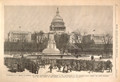 Washington, D. C.—Arrival of Military and Other Organizations to Participate in the Inauguration of the President-Elect—Passing the Peace Monument, near the West Front of the Capitol. (Acc. No. 38.00330.001)