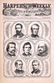 Portraits of the Managers to Conduct the Impeachment of President Johnson. (Acc. No. 38.00369.001)