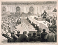 Washington, D. C.â€”Hon. Hiester Clymer, Chairman of the Committee on Expenditures in the War Department, Reading to the House of Representatives the Report and Resolutions Asking for the Impeachment of W. W. Belknap, Late Secretary of War. (Acc. No. 38.00403.001a)